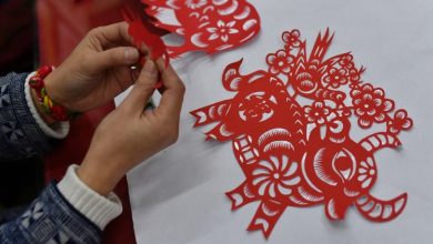 Photo of To create a Chinese Paper Cut Artwork